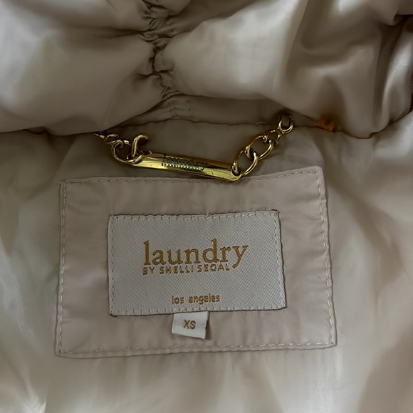 Laundry puff jacket great condition. Cream. Colored. Xs - Picture 2 of 4